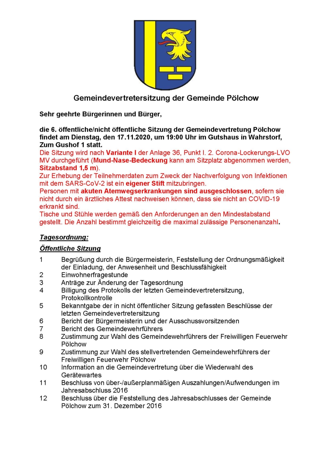 Oeffentliche_Bekanntmachung_GV50 (1)_Seite_1 – Gemeinde Pölchow